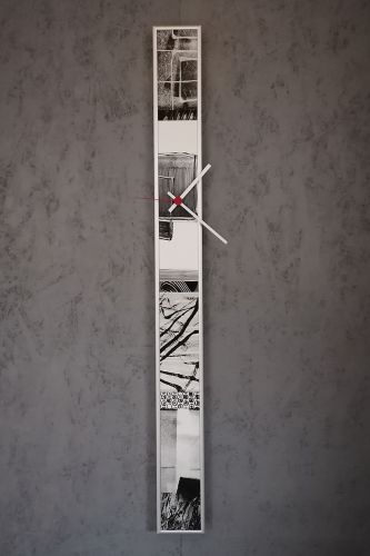 VERKOCHT: Wandklok slim94 5093