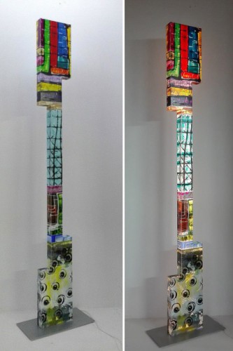 VERKOCHT: Vloerlamp UNBALANCED 4494